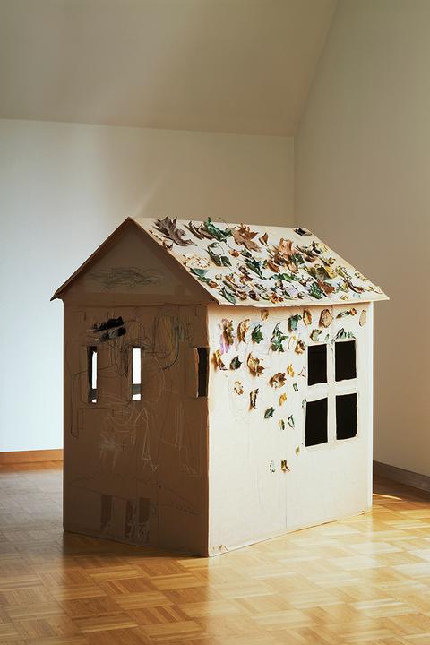 The Cardboard House, from the series Archetypes and the construction of an image, 2020, © Nicole Hametner
